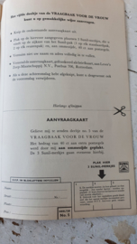 voor 3 SUNIL merkjes: VRAAGBAAK voor de vrouw! Deel 4. 1960