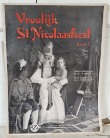 Antiek Sinterklaasboek: Vroolijk St. Nicolaasfeest. Band 2 - H.A. Almoes/Warmelo