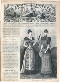 Nostalgische Poster A4 - La Mode Illustree 1891A
