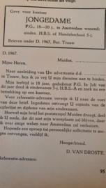 Hoe schrijf ik mijn brieven? W.Blom (ca. 1940)+ QUINK inktflesje + kroontjespen.