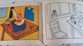Uit 1945-1950: Prachtig oud kleurboek No. 12.  Em. Maeyens, Antwerpen