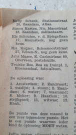Uit ca. 1960: Reclameboekje ZEEPBELLEN van Fijnwasserij Haak, Haarlem. Met prijslijst