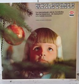 Sfeervolle Kerstdecoratie: LP KERSTMIS. Kinderkoor de Zonnepitten, olv Gonnie Goossens. ca. 1970