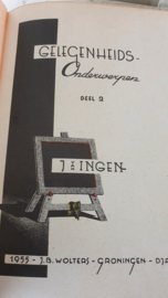 Uit 1955: GELEGENHEIDS-ONDERWERPEN Deel 2. Tekenen op het schoolbord: KERST en PASEN