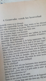 Nostalgisch plaatje: Boekje 1967 'Kerstmis bij Opa en Oma (Nans v. Leeuwen)  + rode metalen blaker