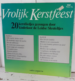 Nostalgische Kerstdecoratie: LP VROLIJK KERSTFEEST. De Leidse Sleuteltjes. 1984
