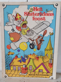 Oud Sinterklaasboek HET SINTERKLAASFEEST met bijzondere plaatjes! Jan Scholten