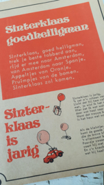 Oud Sinterklaasboek HET SINTERKLAASFEEST met bijzondere plaatjes! Jan Scholten