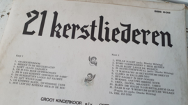 Oude Kerst LP: 21 Kerstliederen. Groot Kinderkoor o.l.v. Gert Naghtegaal