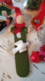 Lot van 11 st. Vintage/retro kerstdecoratie