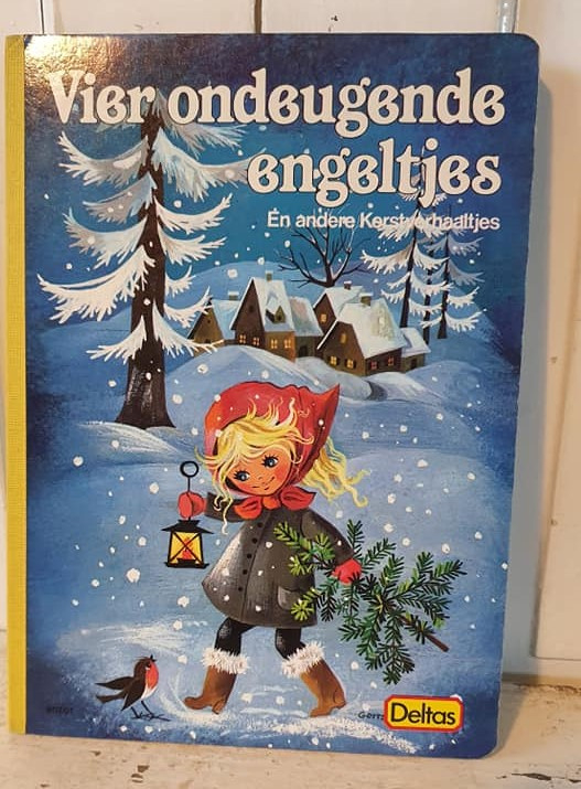 Schattig kerstboekje uit 1980: VIER ONDEUGENDE ENGELTJES