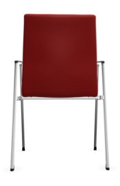 Zaalstoel Brunner First Place 4525A met armlegger volledig beklede schaal
