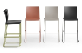 Barkruk Stilo Artesia H950 sledeframe 75cm zithoogte