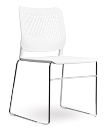 Kantinestoel model S490-SL met sledeframe