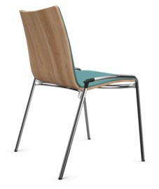 Casala Lynx II - 2592/00 houten schaal voorzijde gestoffeerd