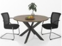 Ronde tafel 120cm met stervoet