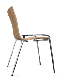 Zaalstoel Casala Lynx II - 3592/00 houten schaal