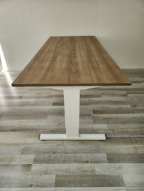 Huislijn Basic vergadertafels 200 x 90cm wit frame Toscaans Noten blad