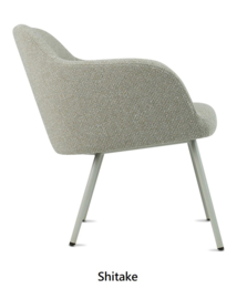 Loungestoel Lola lage rug 4-poot