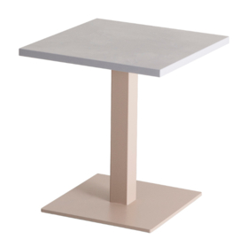 Pipe lounge tafel vierkant 38cm, hoogte 42cm