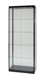 Vitrinekast 200x80x40cm (hxbxd)