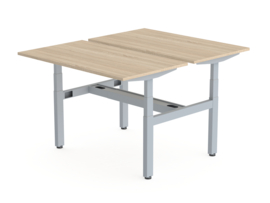 Elektrisch zit sta bureau DUO Rosso