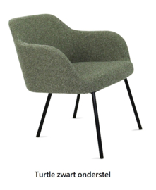 Loungestoel Lola lage rug 4-poot