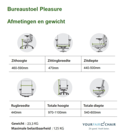 PLEASURE bureaustoel