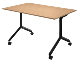 Verrijdbare klaptafel SC158, hoogte 75,5 cm compleet met blad