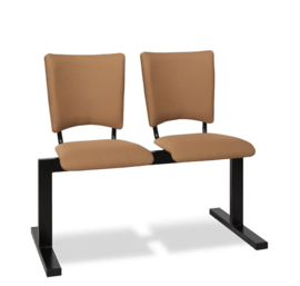 Wachtbank model 8832   2-zits volledig bekleed