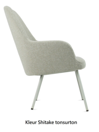 Loungestoel Lola hoge rug 4-poot