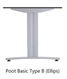 Huislijn Basic bureau 200x90cm met aanbouw 46x80cm (en andere maten)