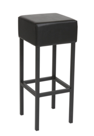 Barkruk Cube zwart (82cm zithoogte)