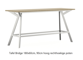 Hoge vergadertafel Bridge 90cm