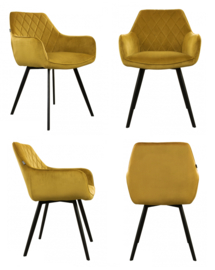 Karl Velvet horeca stoel