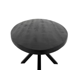 Vergadertafel Kick ovaal Dax zwart
