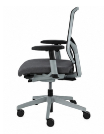 Bureaustoel Giroflex 68 Netwave Originele Stof Grijs Refurbished