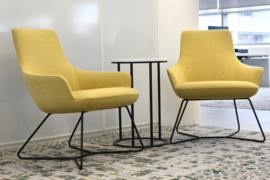 Frame lounge tafel rond, hoogte 60cm