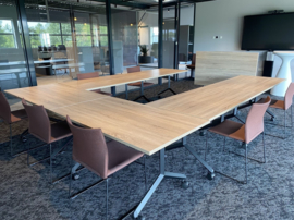 Verrijdbare klaptafel SC158, hoogte 75,5 cm compleet met blad