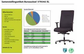 STRONG XL professionele bureaustoel