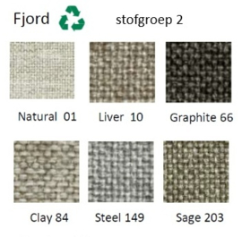 Wachtbank model 8832   2-zits volledig bekleed