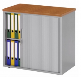 Roldeurkast Standaard 72,5x80x43cm (hxbxd) met 1 legbord