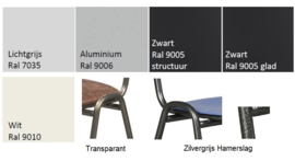 Wachtbank model 8832   2-zits volledig bekleed