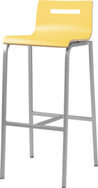 Barkruk / barstoel Oscar HS420 lage rug vierkante buis (82cm zithoogte)