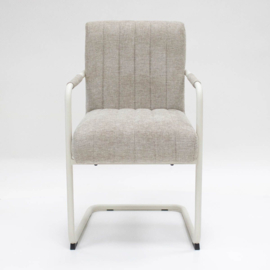 Vergaderstoel ISA met WIT buisframe - Kick Collection