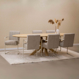 Vergaderstoel ISA met WIT buisframe - Kick Collection