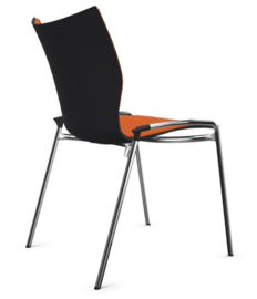 Casala Lynx III - 2582/00 kunststof schaal voorzijde gestoffeerd