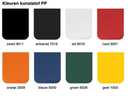 Kantinestoel Easy 3301 / Pure 3301 PP kunststof met armleggers