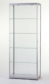 Vitrinekast 200x80x40cm (hxbxd)