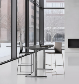 Barkruk Stilo Artesia H950 sledeframe 75cm zithoogte